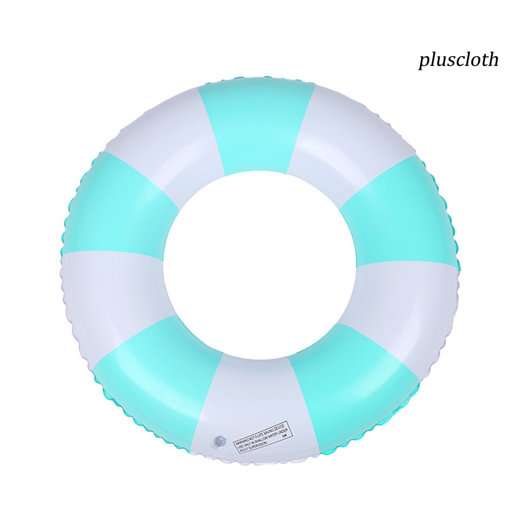 Phao Bơi Bơm Hơi Bằng PVC Dày Dặn Chống Lăn Họa Tiết Kẻ Sọc Nhiều Màu Sắc Vui Nhộn Cho Bé