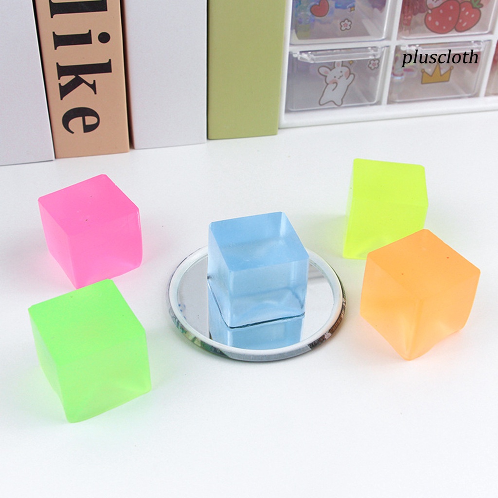 Set 10 Đồ Chơi Mềm Dẻo Giảm Căng Thẳng Hình Khối Vuông