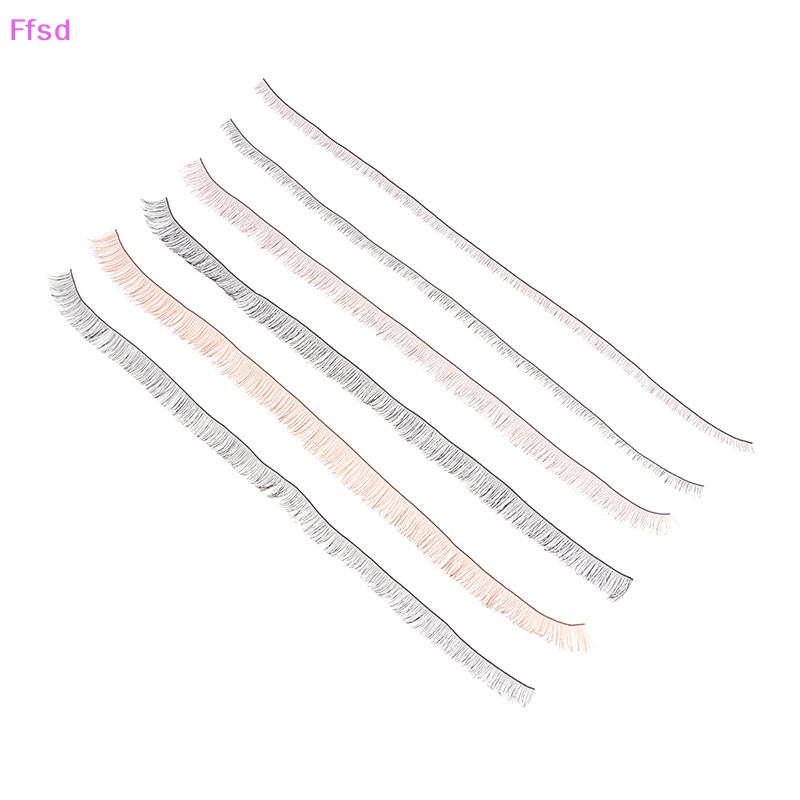 {Ffsd} Bộ 5 Lông Mi Giả Búp Bê Màu Đen / Nâu DIY Đồ Chơi Mô Phỏng Cho Trẻ Em * Hàng Bán Chạy