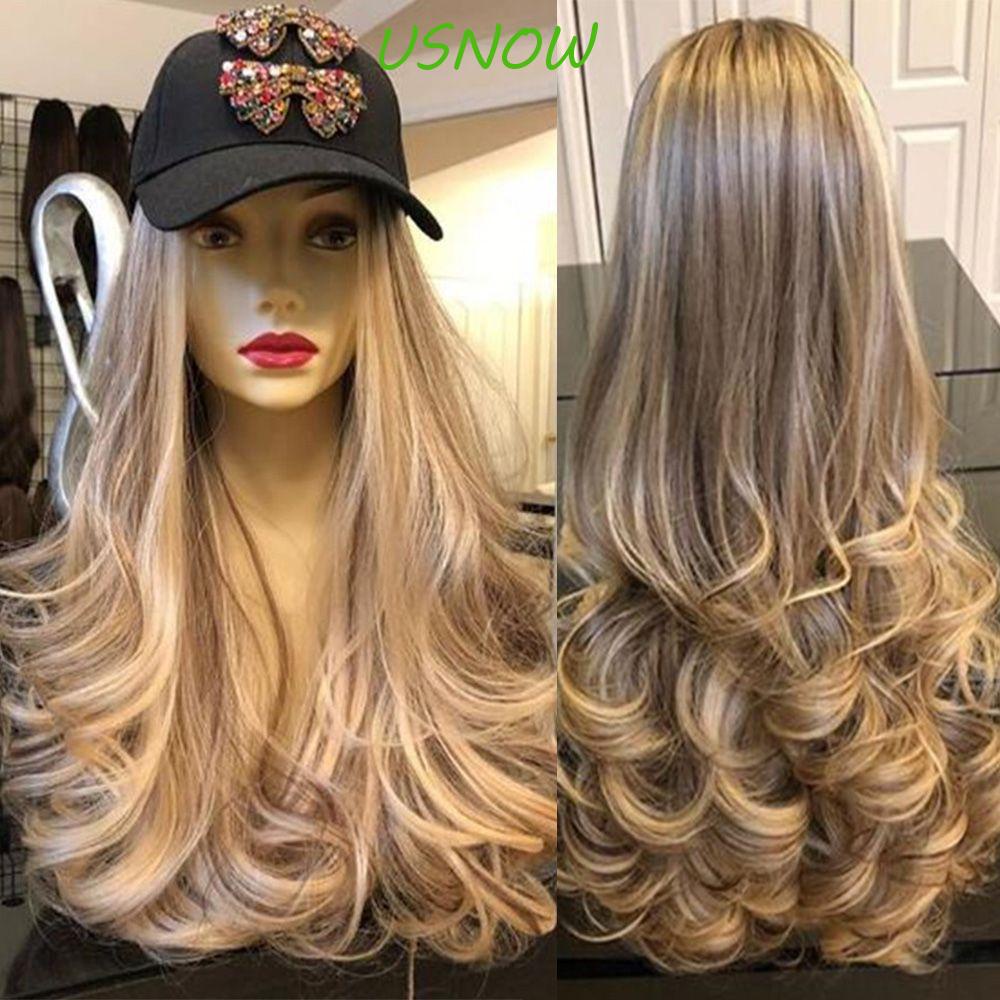 Bộ Tóc Giả Xoăn Dài Bằng Sợi Tổng Hợp Chịu Nhiệt Độ Cao Thời Trang