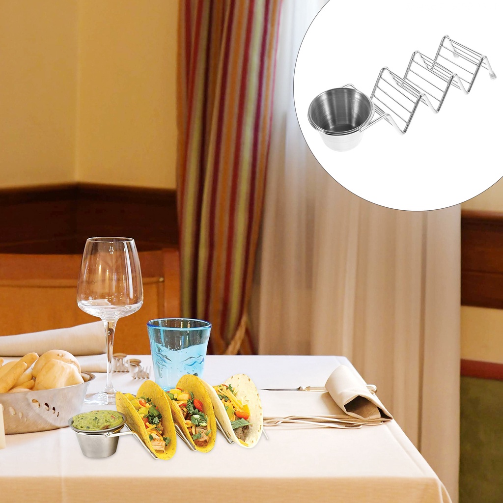 Giá Đỡ Bánh Pancake Tacos Để Bàn Tiện Lợi