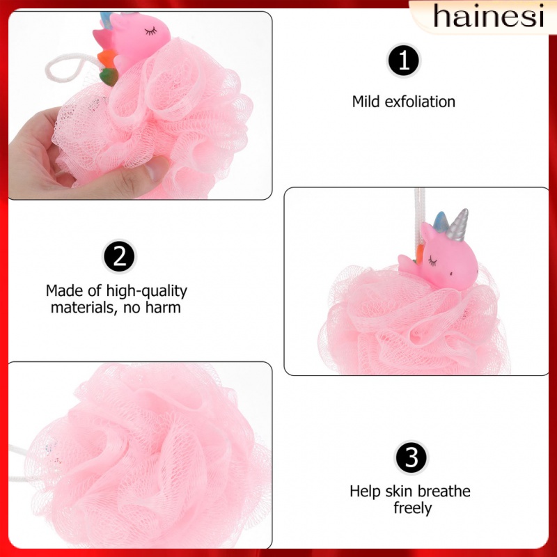 Set 2 Bông Tắm Kỳ Lân Dạng Lưới Dành Cho Nam Giới