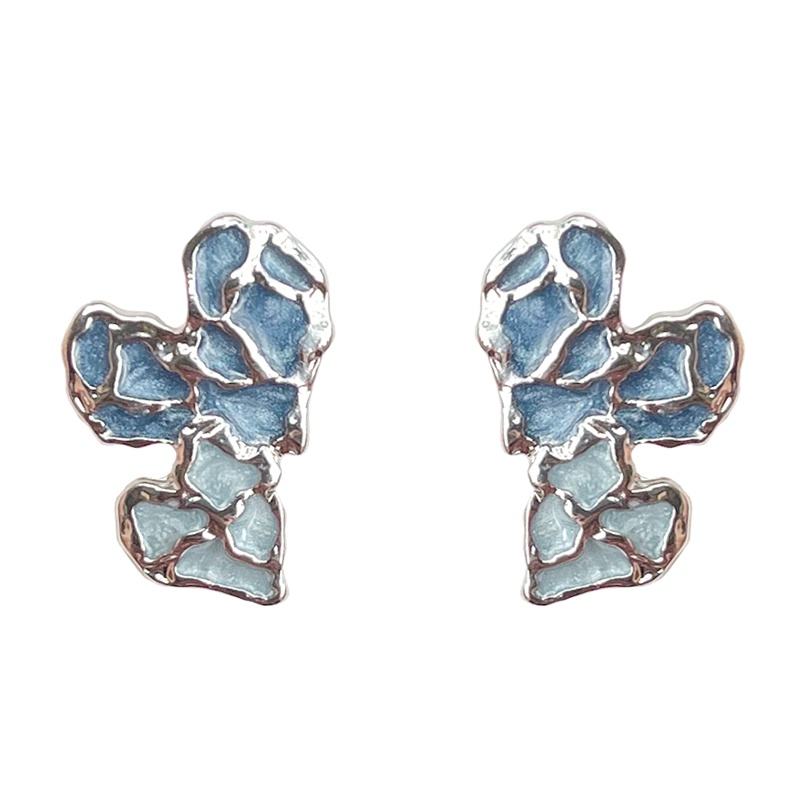 Bông Tai Hình Trái Tim Màu Sắc Thời Trang Dành Cho Nữ