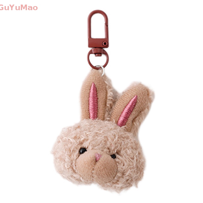 1 Móc Khóa Thỏ Nhồi Bông Hoạt Hình Đáng Yêu