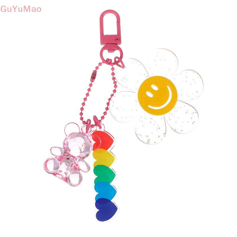 1 Móc Khóa Acrylic Hình Hoa Hướng Dương Dễ Thương Dành Cho Bạn Nữ PRTA