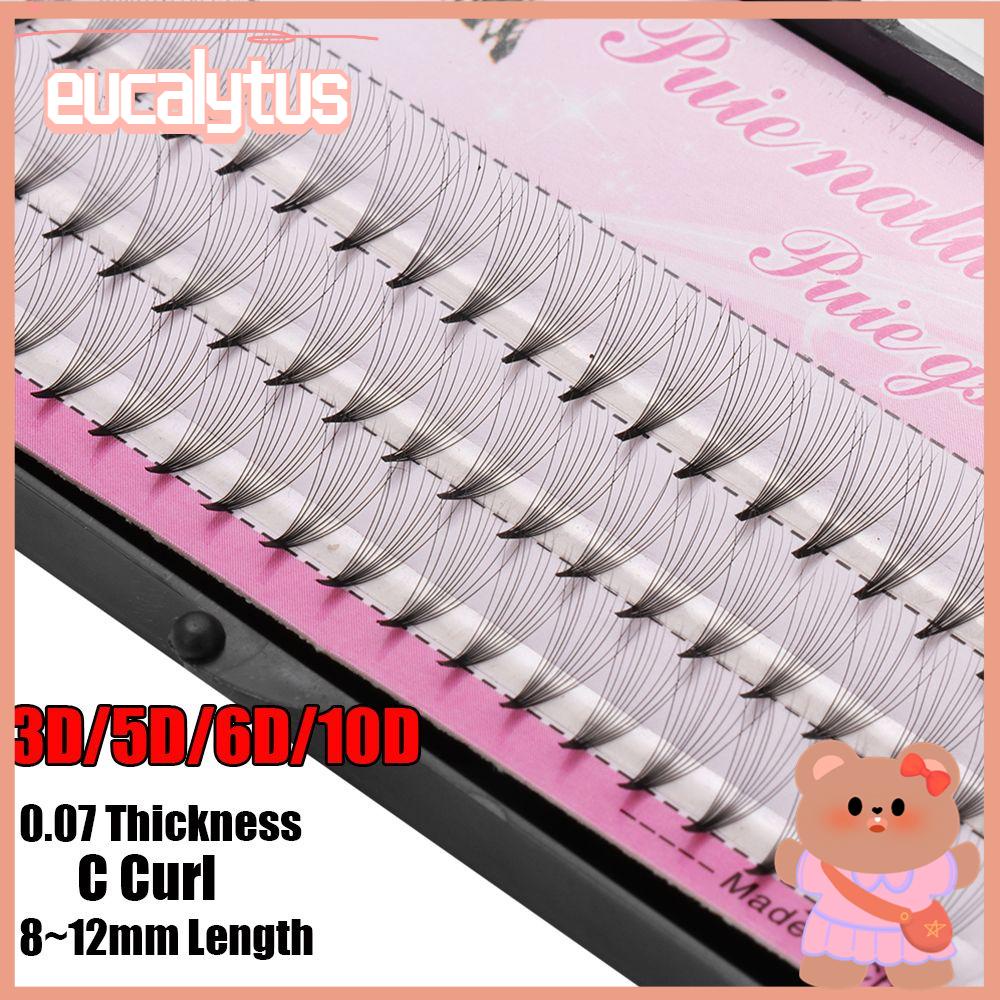 Lông Mi Giả Dày 0.07mm Màu Đen Chất Lượng Cao EUTUS