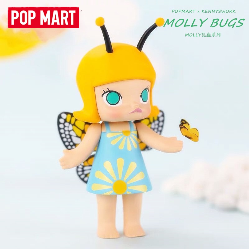 ★Hgtoys★ Búp Bê Popmart MOLLY Côn Trùng Bí Ẩn Trang Trí