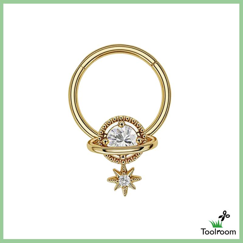 Khuyên Mũi Bằng Thép Không Gỉ Hình Ngôi Sao