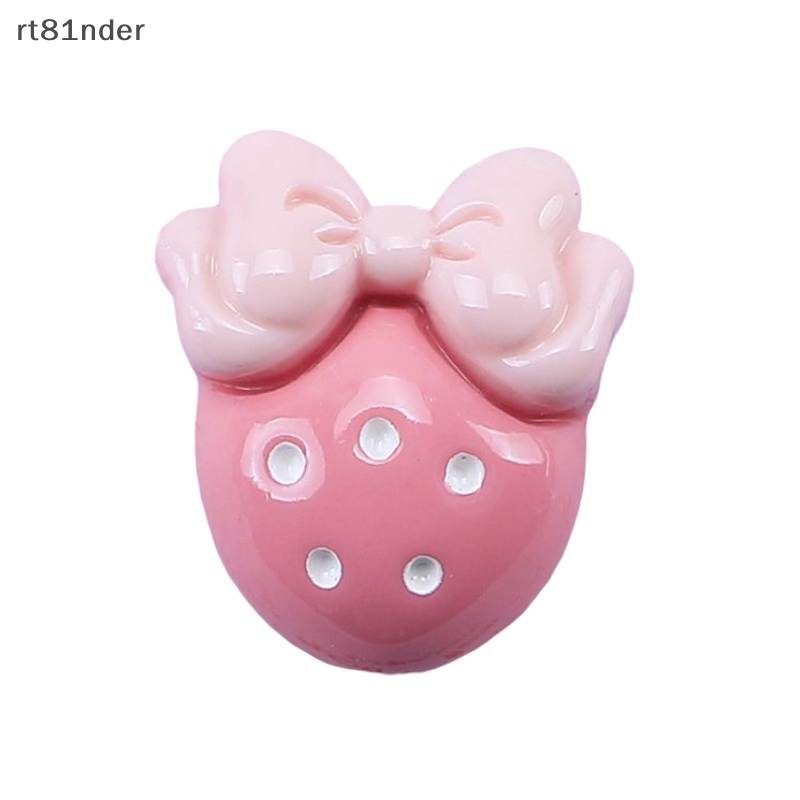 Rt Bộ 5 Phụ Kiện Kẹp Tóc Hình Ngôi Sao Hoạt Hình Màu Hồng Bóng Bằng Nhựa Resin Dễ Thương DIY