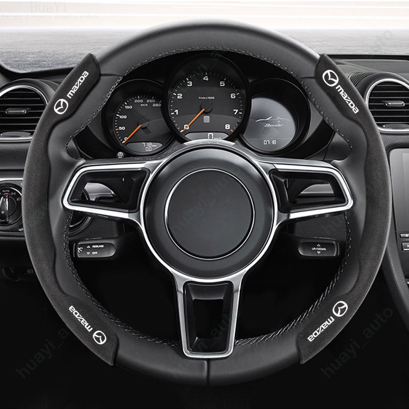 Bao Da Bọc Vô Lăng Xe Hơi Mazda 3 2 5 CX3 RX8 BT50 323 CX8 CX30 RX7 626 CX7 NX5 CX9
