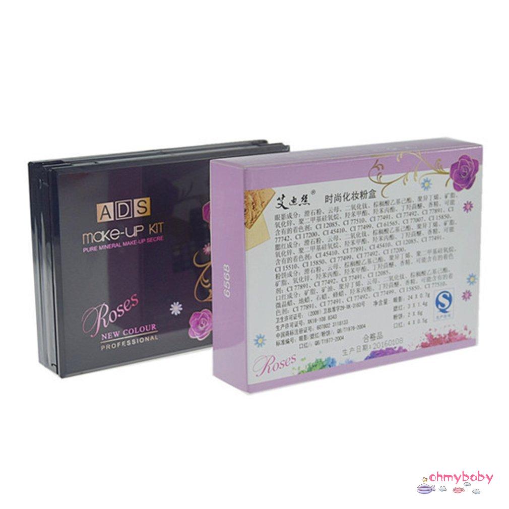 [Ready] Bộ Trang Điểm Nữ Cô Gái Mỹ Phẩm Nhỏ Gọn Full Chống Thấm Nước Lâu Dài Phấn Mắt Môi Má Hồng [Z/2]