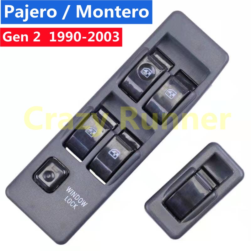 Công Tắc Điều Khiển Cửa Sổ 13 Chấu Cho mitsubishi pajero montero gen 2 4d56 nj 1991-1998