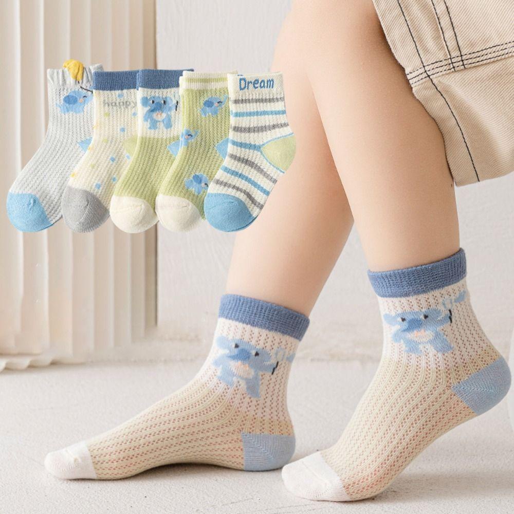 Vớ Cotton Phối Lưới Thời Trang Cho Bé