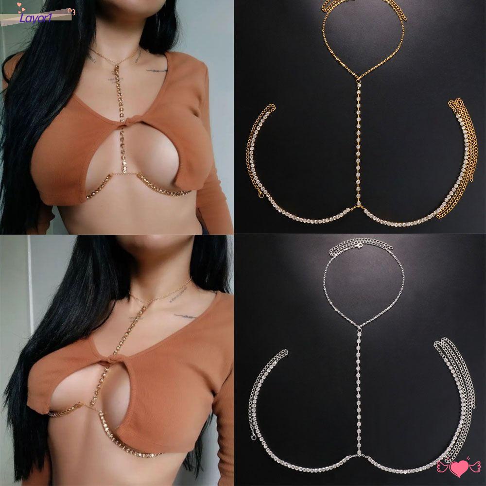 Dây Xích Đeo Ngực 1 Kiểu Trang Sức Gợi Cảm Cho Nữ