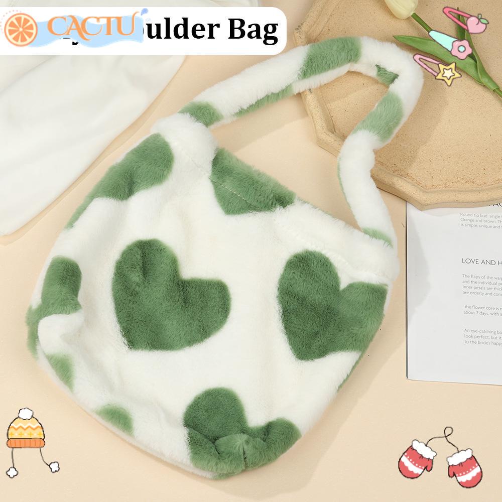 Túi Xách Đeo Vai Phủ Lông Thời Trang Thu Đông Sành Điệu Dành Cho Nữ