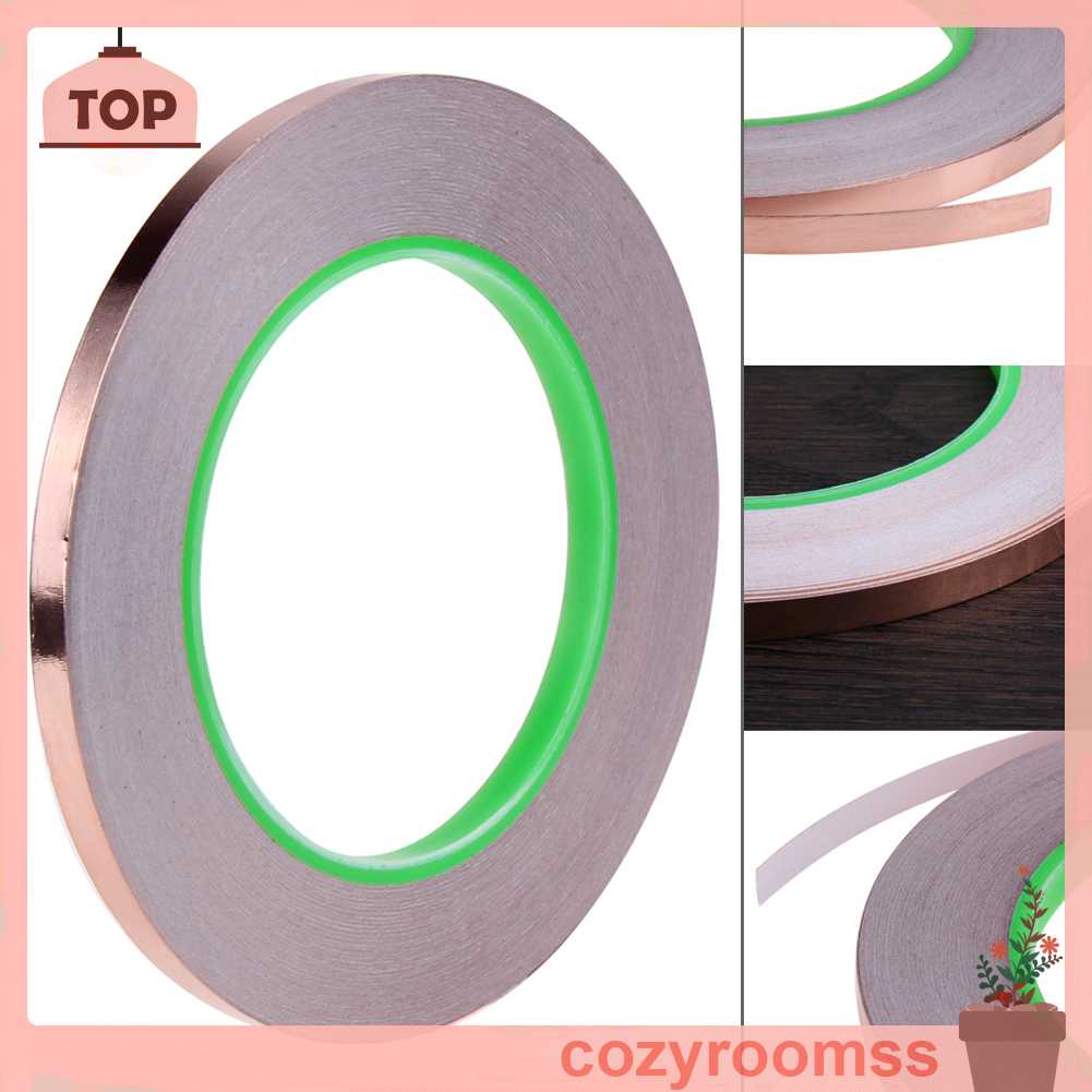 Cuộn Băng Keo Đồng Mạ Đồng 0.6Cm Dài 33M Chuyên Dụng