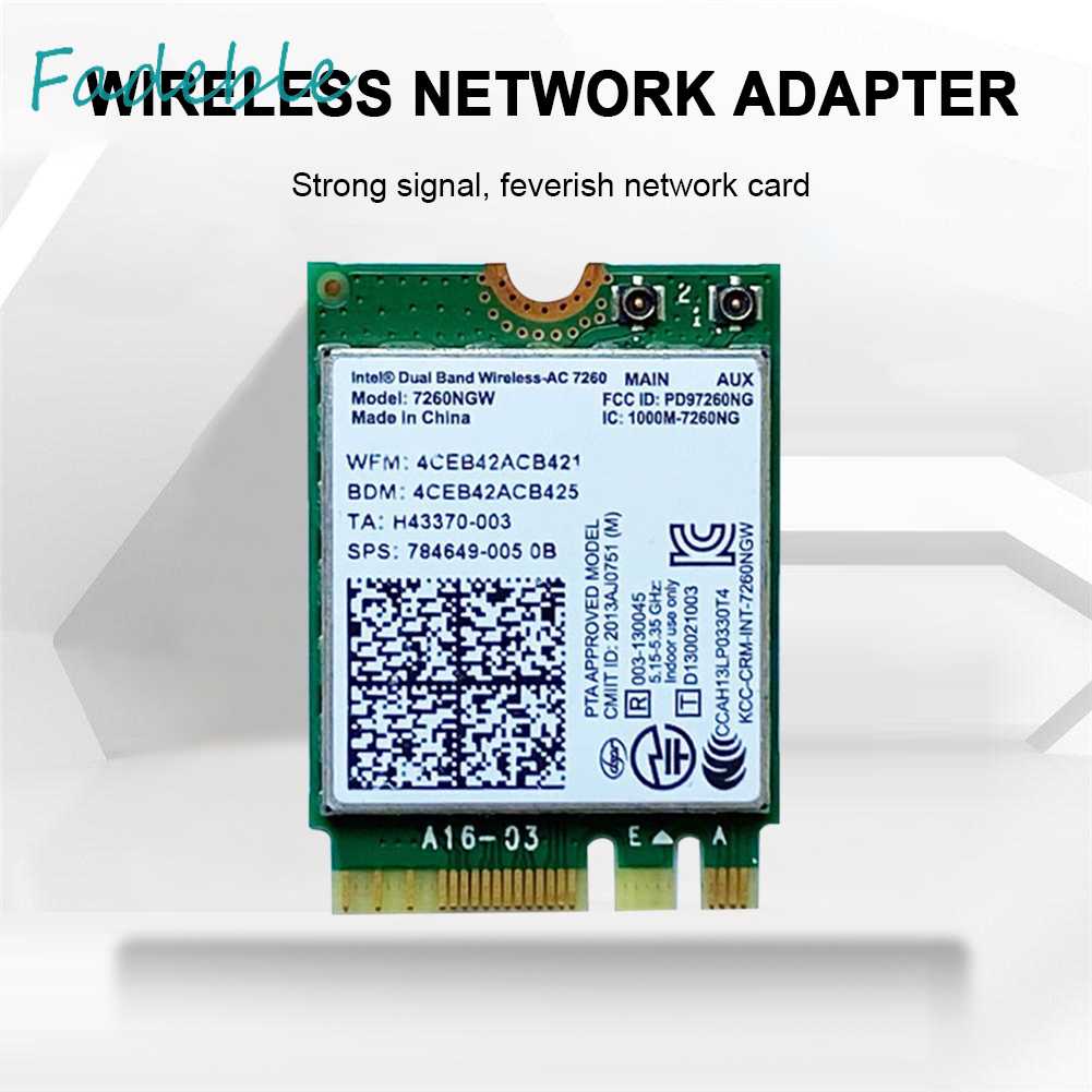 Thẻ Mạng Không Dây Bluetooth 1200M NGFF M.2 2.4G 5G