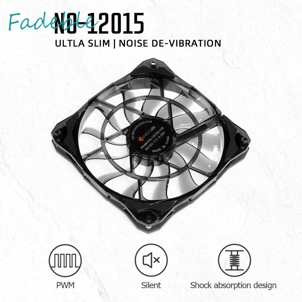 Quạt Tản Nhiệt Làm Mát 12cm Cho PC Case Chassis CPU 4 Pin Yên Tĩnh