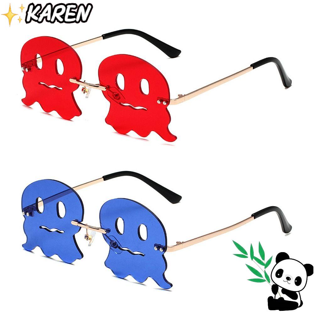 Kính Mát Không Gọng Chống Tia UV Dùng Hóa Trang Cho Nam Và Nữ