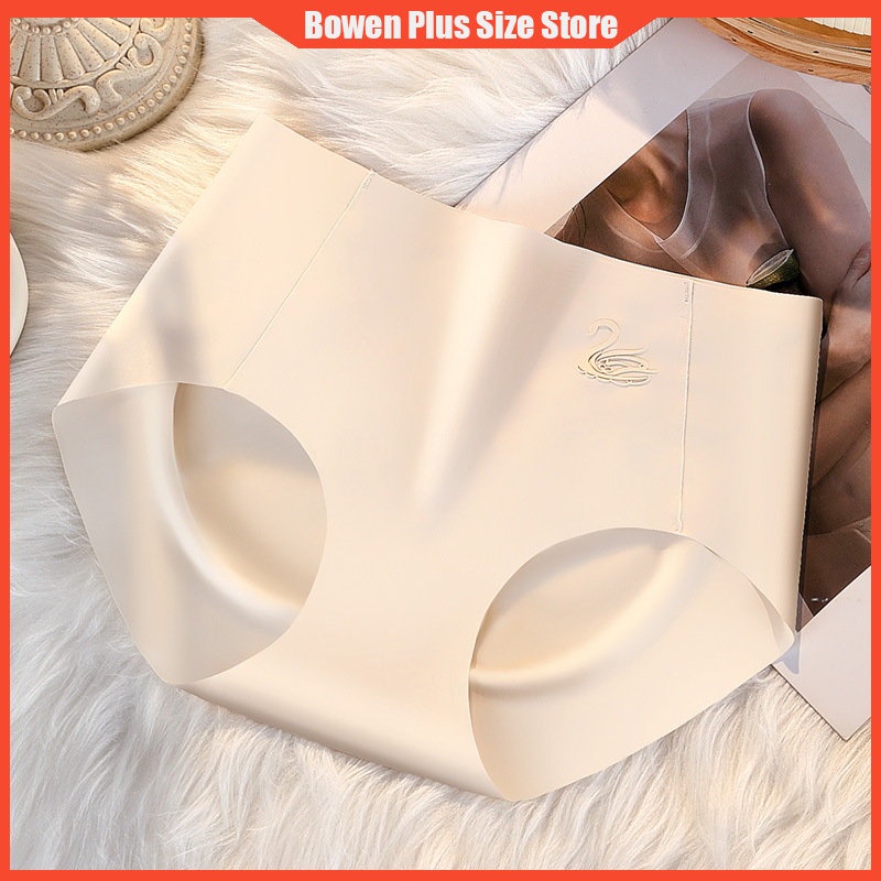 Quần Lót Cotton Lụa Lạnh 3d Mỏng Thoáng Khí Kháng Khuẩn Nâng Hông M-XL Cho Nữ 30-75kg