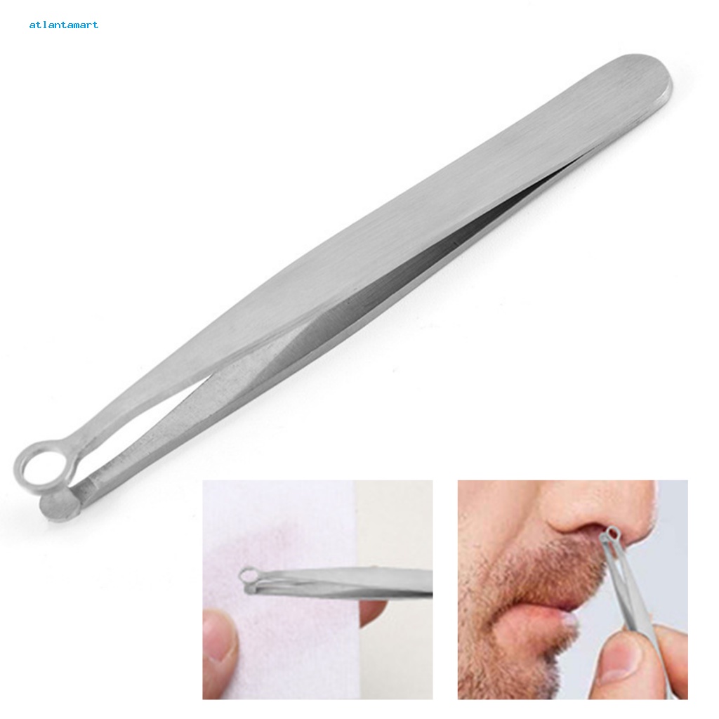 Túi Đựng Đồ Dùng Cao Cấp Tiện Dụng| Nhíp Tỉa Lông Mũi Đầu Tròn Bằng Thép Không Gỉ Xoay 360 Độ Chống Ăn Mòn