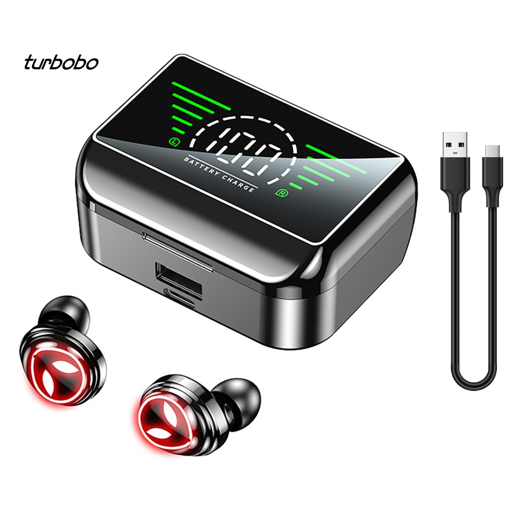 Tai Nghe Nhét Trong Không Dây M31 Bluetooth 5.2 Màn Hình LED Kỹ Thuật Số Và Phụ Kiện