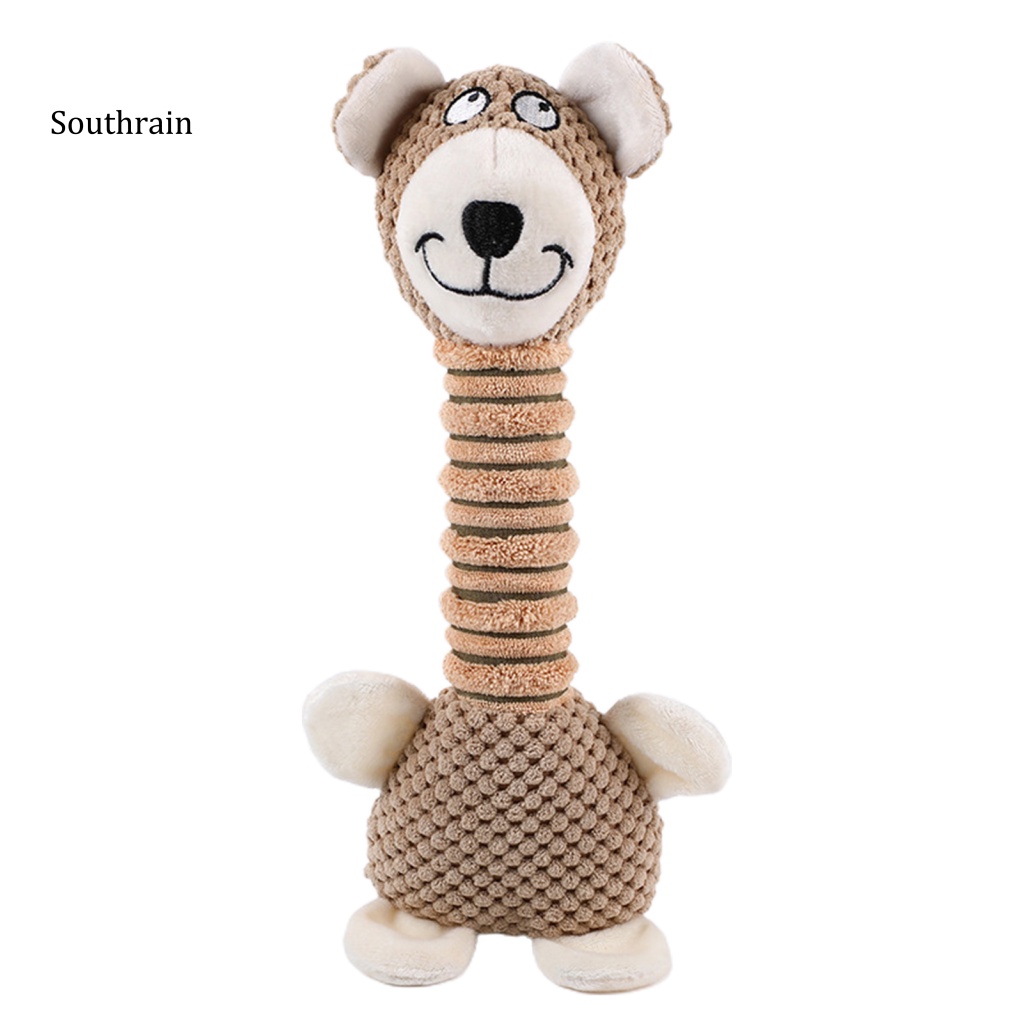 Thú Nhồi Bông Hình Động Vật BB Có Âm Thanh Chống Cắn Cho Thú Cưng