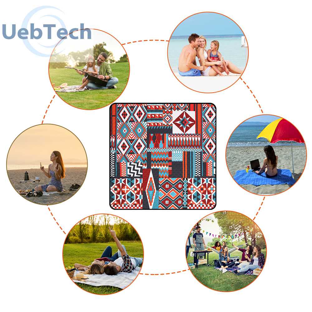 Thảm Trải Chống Thấm Nước Có Thể Gấp Lại Để Đi Cắm Trại Tiện Dụng