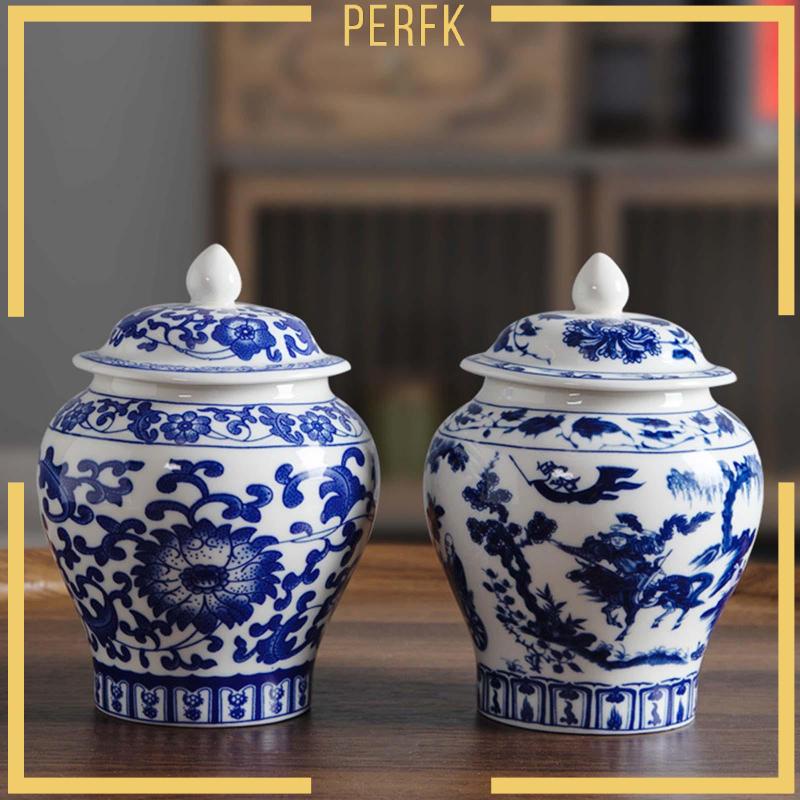 Lọ Gốm Đựng Gừng / Gừng Trung Hoa Để Bàn Trang Trí Nhà / Văn Phòng