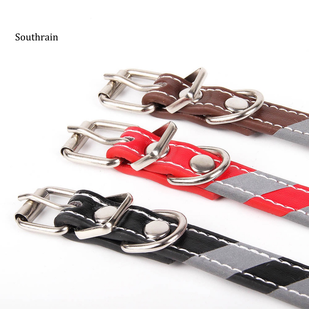 Vòng Cổ Năm Lỗ Khóa Dây Phản Quang Cho Thú Cưng