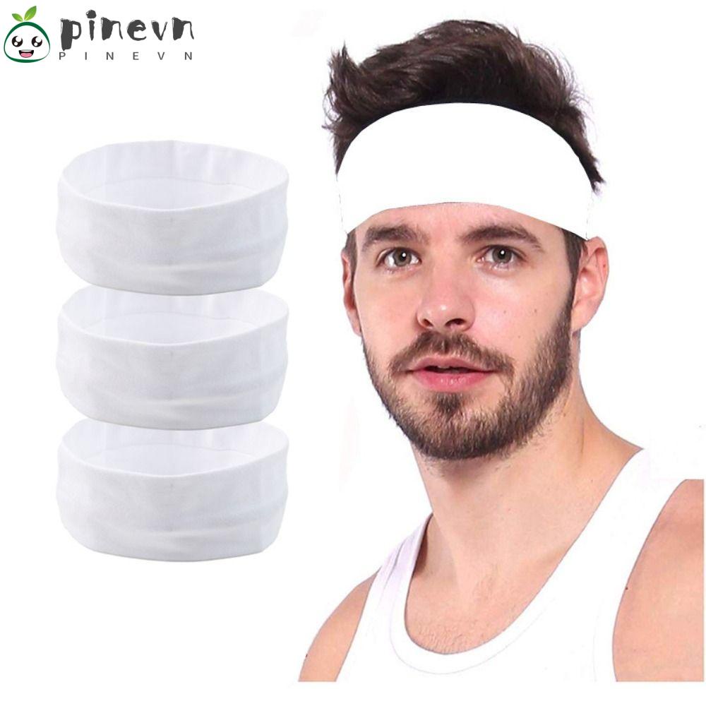 Set 3 Băng Đô Thể Thao Co Giãn Thấm Hút Mồ Hôi