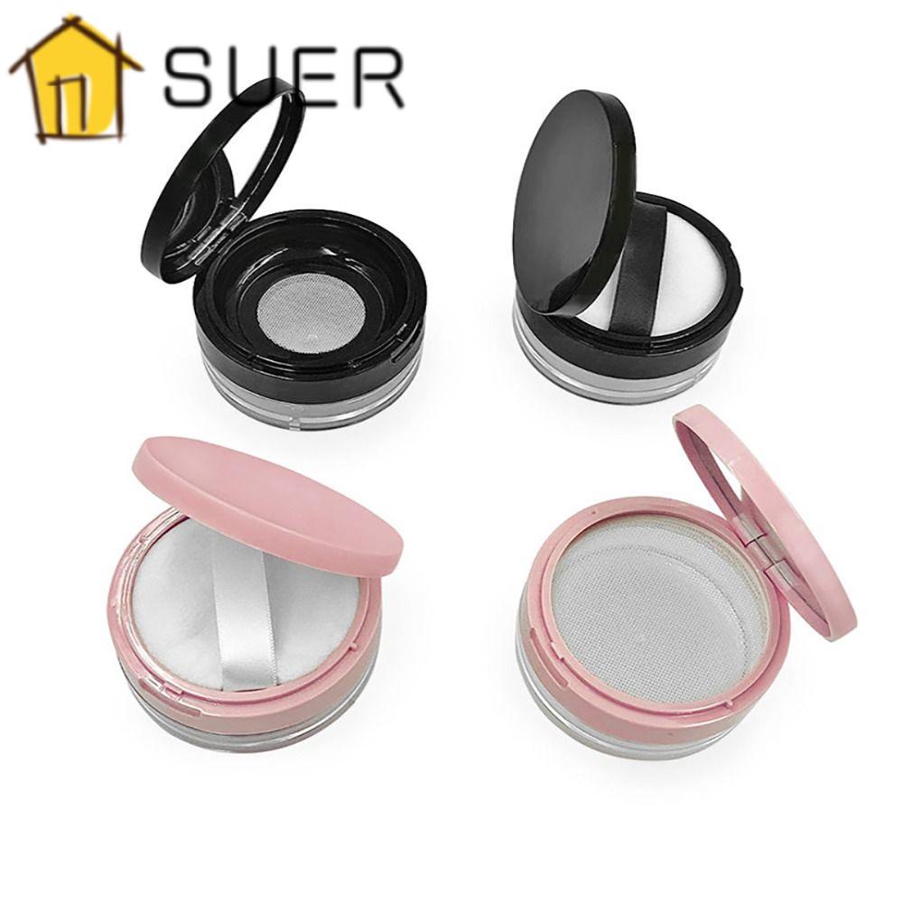 Hộp Rỗng Đựng Phấn Phủ Có Gương Trang Điểm Có Thể Tái Sử Dụng