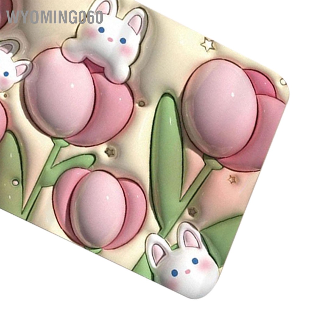 Wyoming060 Diatomaceous Earth Floor Mat 3D Visual Thấm nước Nhanh chóng khô Sàn cho Phòng tắm