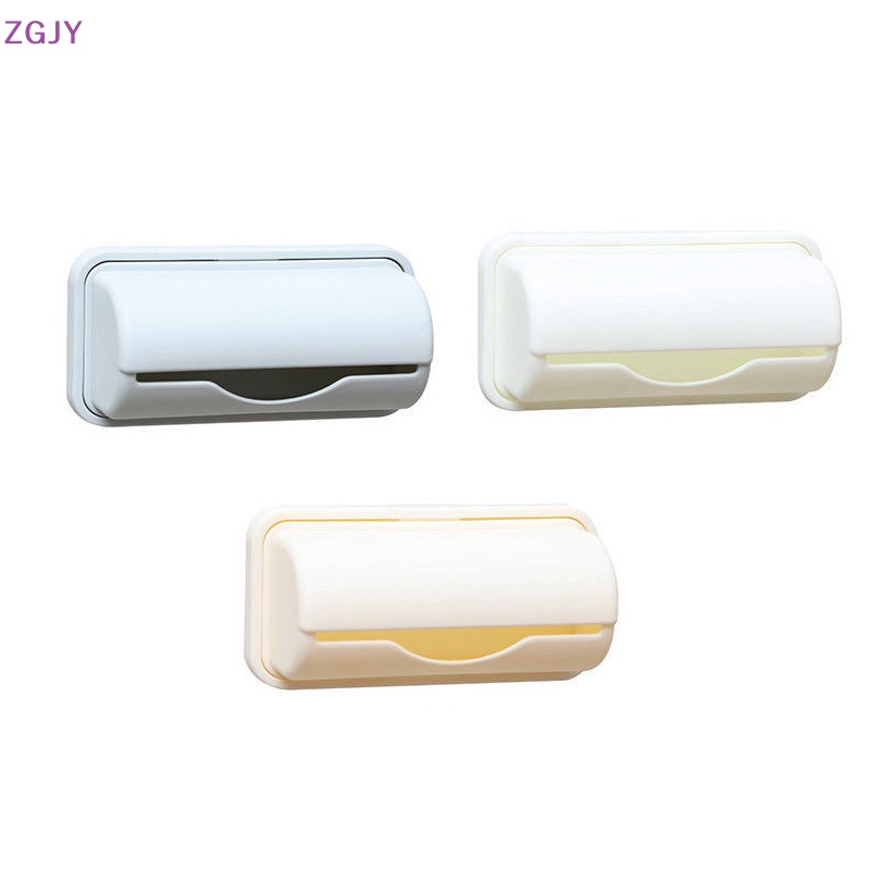 Hộp Đựng Túi Rác Gắn Tường Bằng Nhựa Màu Trơn Tiện Dụng Cho Nhà Bếp / Phòng Tắm Mới