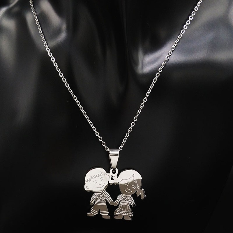 Vòng cổ Bằng Thép Không Gỉ Phong Cách Hip Hop Thời Trang Cho Nam Và Nữ