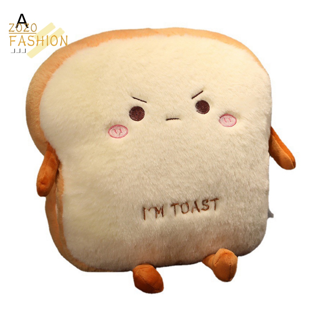 Gối Nhồi Bông Hình Bánh Mì Thân Thiện Với Môi Trường Dùng Trang Trí Phòng Trẻ Em