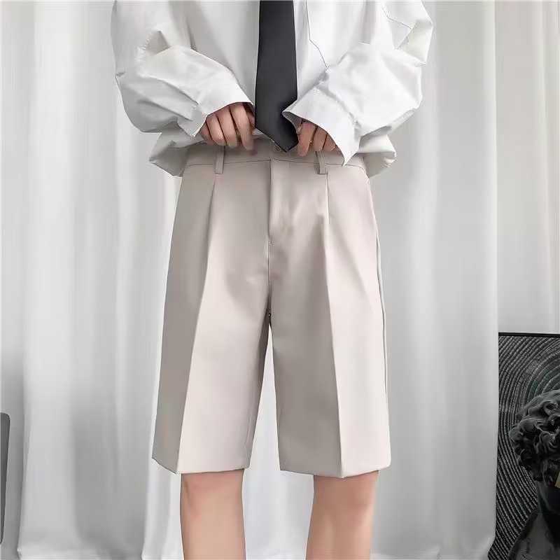 Quần Short Thể Thao Màu Đen Dáng Suông Năng Động Thời Trang Hè Cho Nam Phong Cách Hàn Quốc