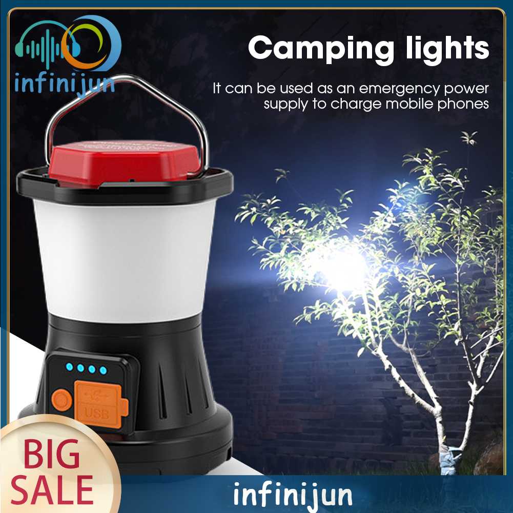 Đèn Cắm Trại / Câu Cá / Leo Núi / Câu Cá / Ban Đêm Có Thể Sạc Lại Bằng Cổng USB