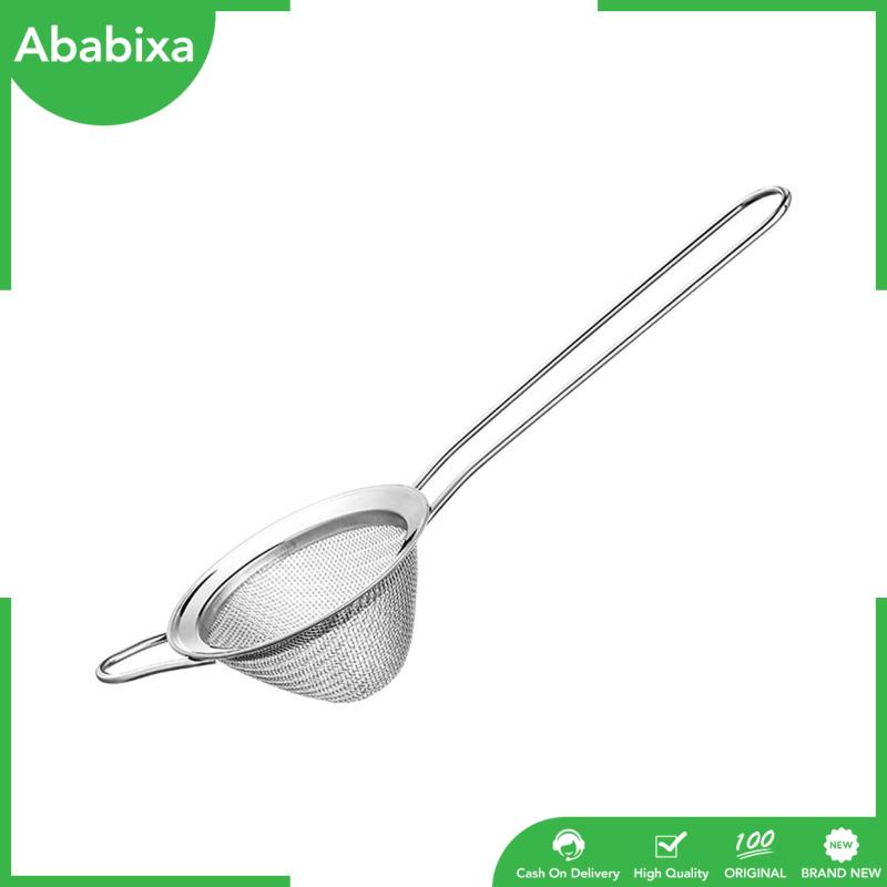 Dụng Cụ Lọc Trà / Cà Phê Hình Nón Tay Cầm Dài 20cm Bằng Kim Loại Tiện Dụng