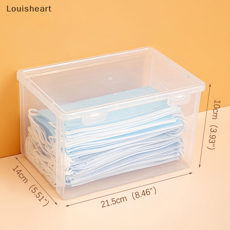 Hộp Đựng Khẩu Trang Louisheart Chống Bụi Bẩn / Thấm Nước Kích Thước Lớn Tiện Dụng Cho Gia Đình