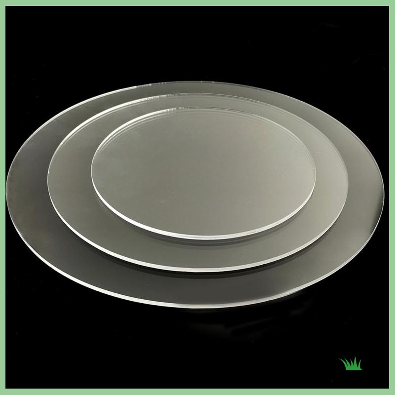 Đĩa Tròn Bằng Acrylic Dùng Nướng Bánh Tráng Miệng Tái Sử Dụng Tiện Lợi