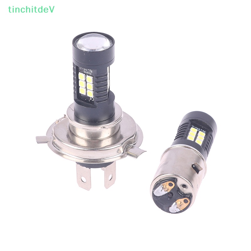 Bóng Đèn Pha LED 12V H4 BA20D PX15D Ánh Sáng Trắng Chuyên Dụng Cho Xe Mô Tô