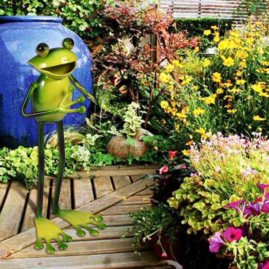 Tượng Ếch Lili31 Bằng Kim Loại Trang Trí Nhà Cửa