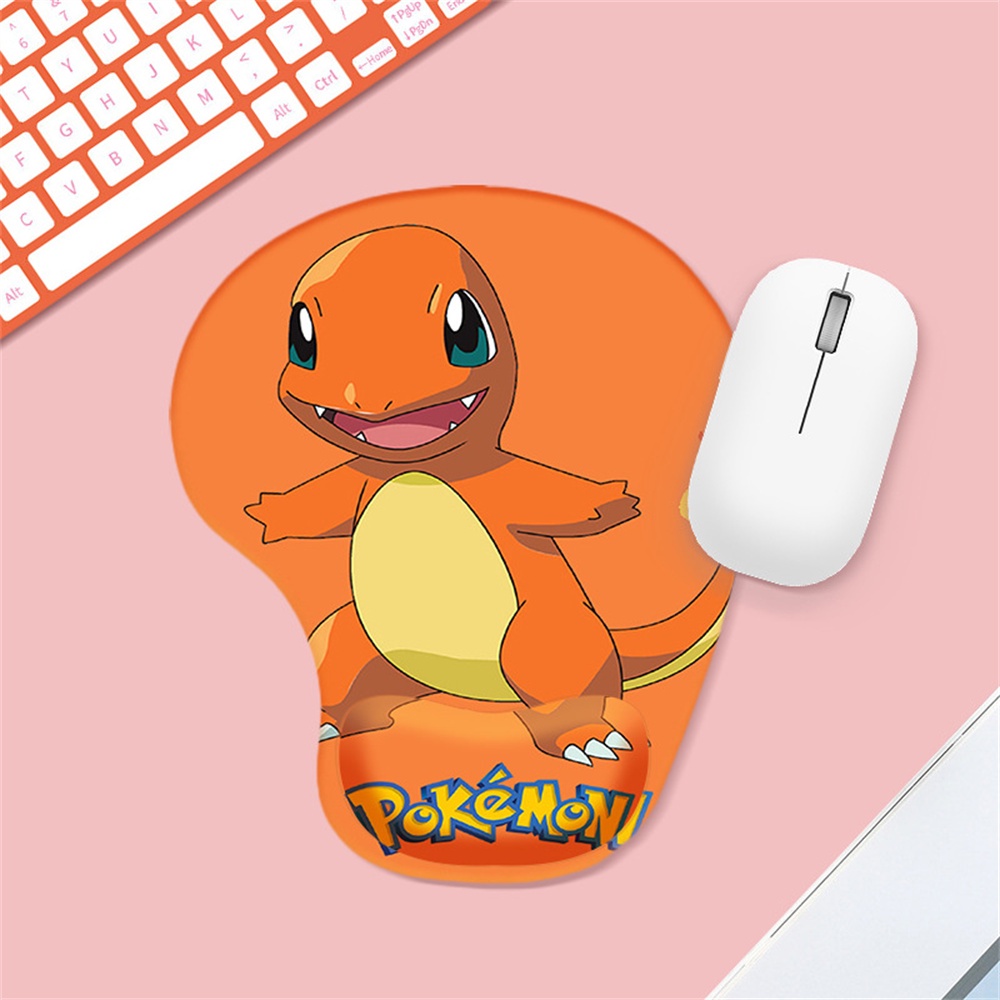 Pokemon Hoạt Hình Dễ Thương Hình Bảo Vệ Cổ Tay Tấm Lót Chuột Game Thủ Máy Tính Xách Tay Máy Tính PC Phụ Kiện Trò Chơi Mousemat Quà Tặng