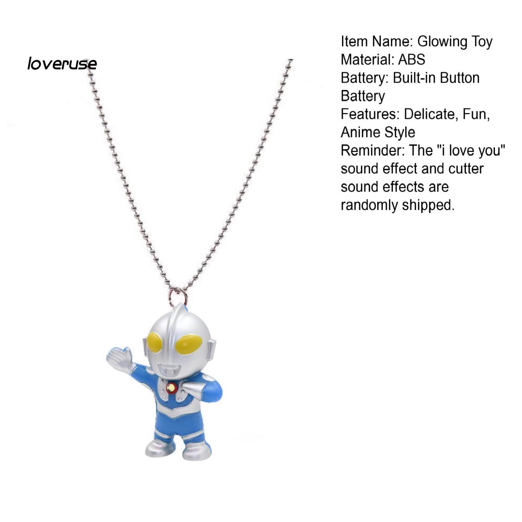 / Lo / Vòng Cổ Đồ Chơi Di Động Mặt Dây Chuyền Đèn LED Phong Cách Anime Có Pin Tích Hợp