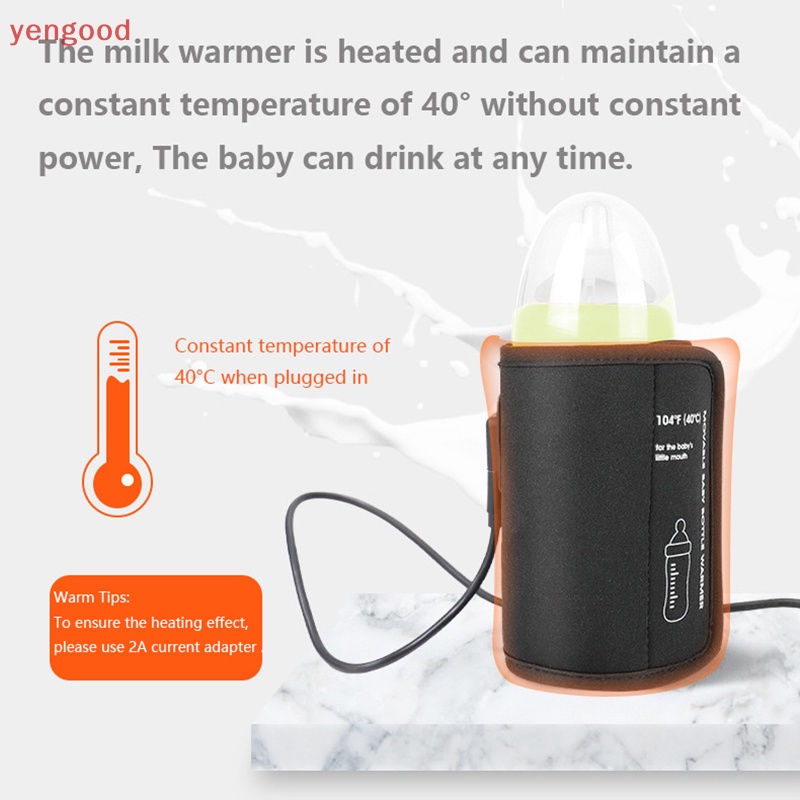 Túi Hâm Nóng Bình Sữa Cho Bé Cổng USB Cách Nhiệt An Toàn Khi Đi Du Lịch