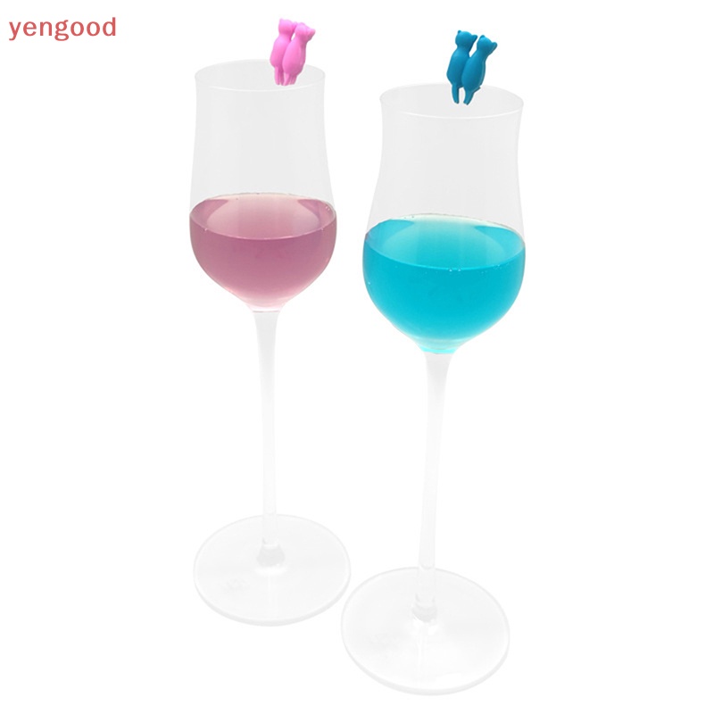 Set 6 / 8 / 12 Ly Thủy Tinh Uống Rượu Hình Mèo Dễ Thương