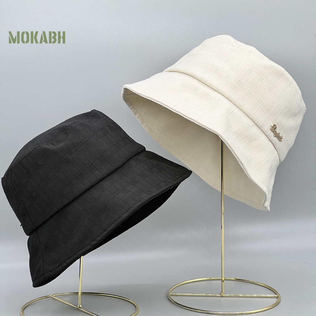 Nón Tai Bèo Thoáng Khí Họa Tiết Sọc Caro Màu Sắc Thời Trang Mùa Hè Cho Nữ