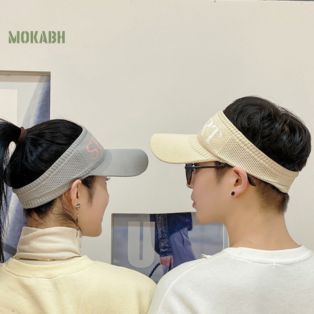 Mũ Lưỡi Trai Chống Nắng In Chữ Màu Sắc Tương Phản Thời Trang