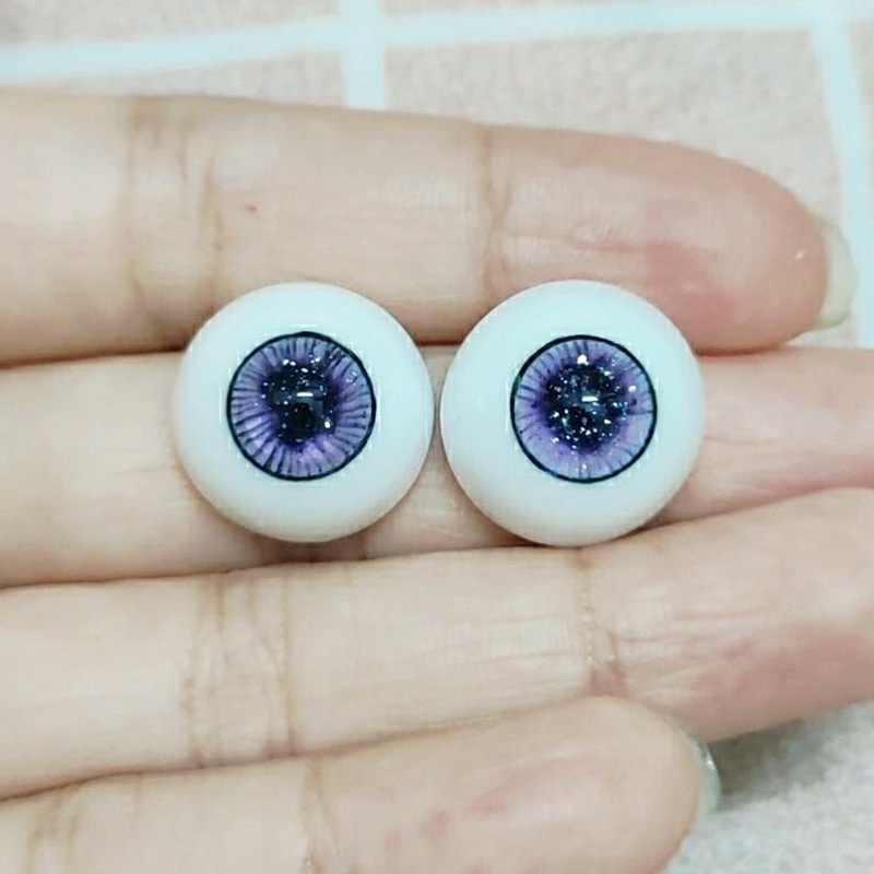 Mắt Nhựa 10 / 12 / 14 / 16 / 18mm Cho Búp Bê 1 / 6 1 / 3 bjd